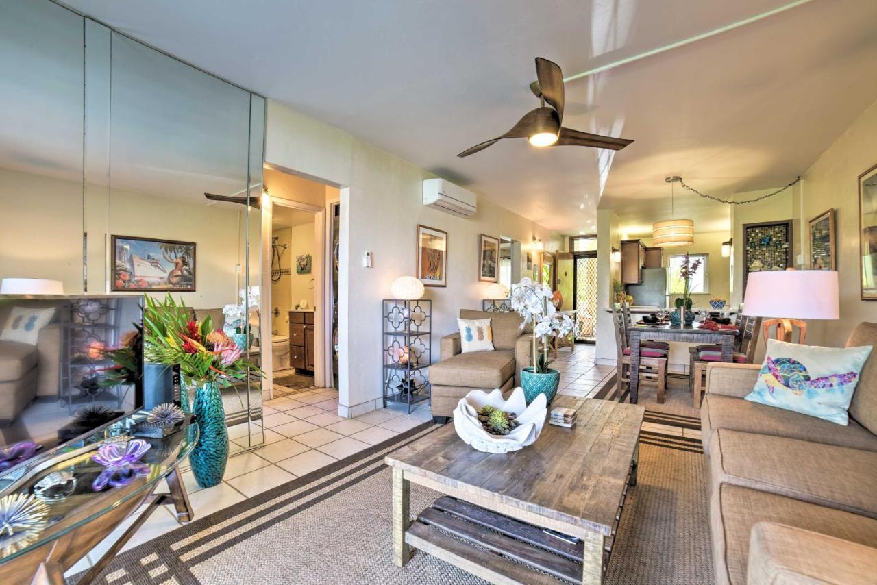 Ocean-View Kihei Condo With Lanai Steps To Beach! 외부 사진