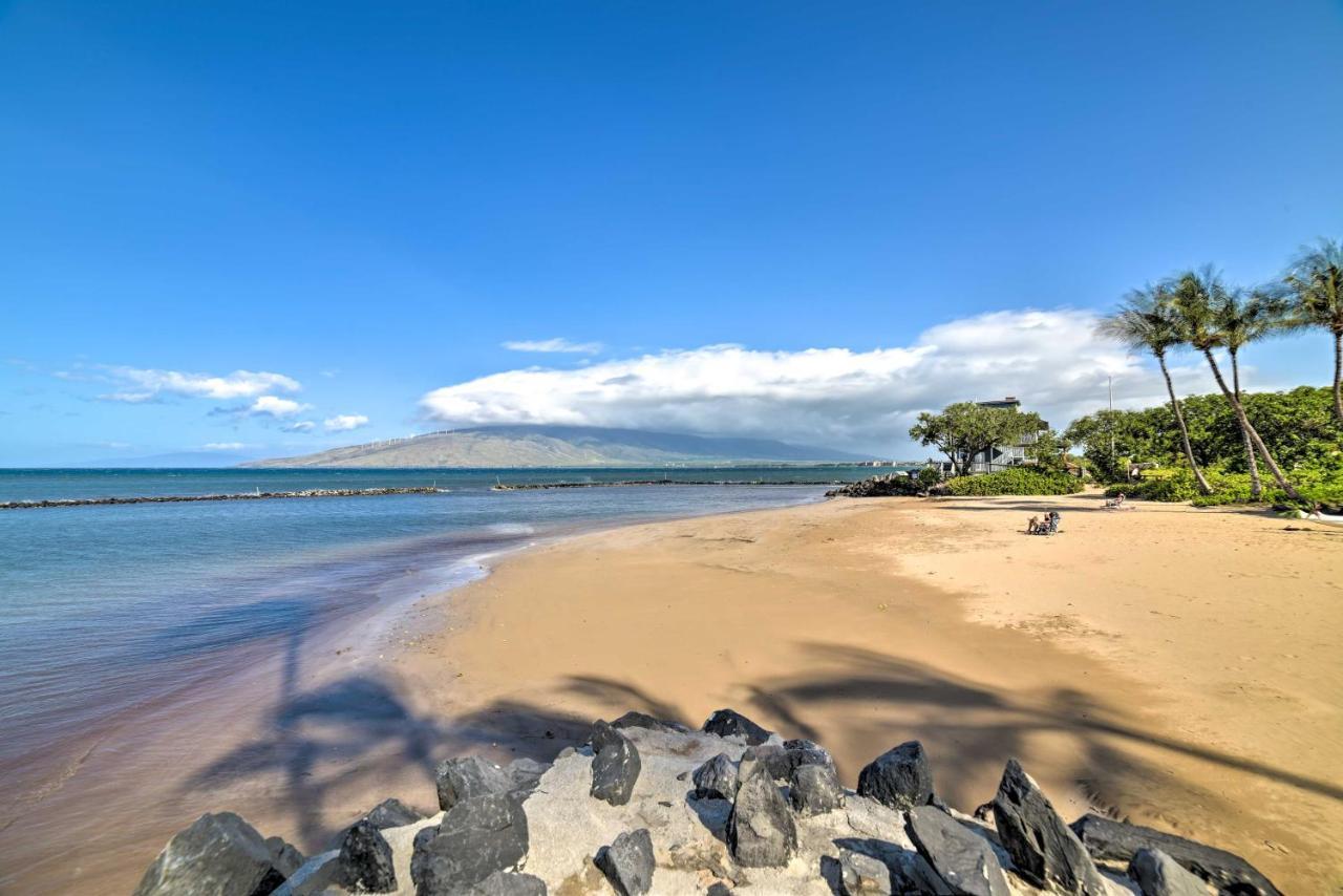 Ocean-View Kihei Condo With Lanai Steps To Beach! 외부 사진